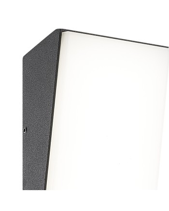 SOLDEN * APLIQUE EXTERIOR VERT. GRIS OSCURO  LED IP65 - 9W - 3000K